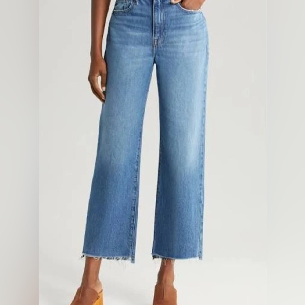 Frame Denim Women's Blue Straight Leg Jeans